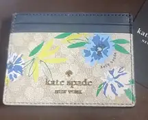 Kate Spade blue floral Wallet
