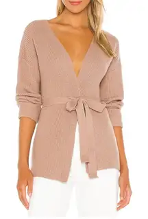L'Academie Cardigan Sweater with Belt