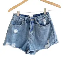 Revolve Superdown Rhinestone Studded Shorts Size 24