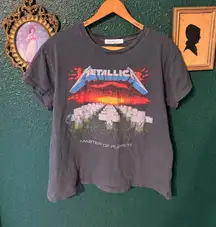 Daydreamer Free People Metallica Master Of Puppets Tee Sz Medium