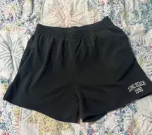 Divided h&m washed black lounge shorts