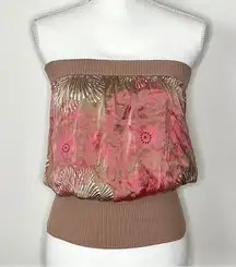 Bebe Y2K  Silk Tube Top