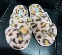 Furry slippers size 5/6 