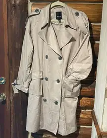 Belted raincoat