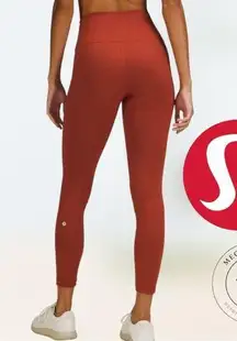 Lululemon Wunder Train High-waisted Tight 25" Cayenne Leggings Women's Size 4