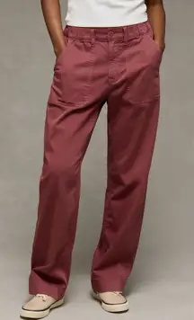 American Eagle Maroon Ex-Boyfriend Pants Size M