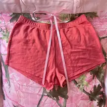 Disney red cotton sleep shorts