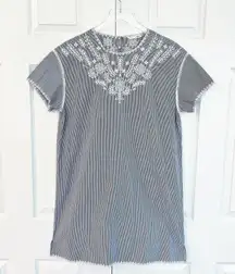 Rag & Bone/Jean Sahara Embroidered T-Shirt Dress