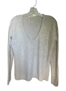 Madewell  Women’s Kimball Sweater Pullover Gray Fog Size M