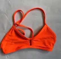 JOLYN Bikini Top Triangle Orange