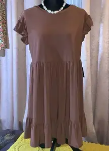 EXPRESS NWT  Size M Chocolate Midi Dress