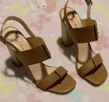 Beige Leather Heels(8)