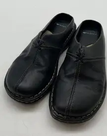 Dockers Women Dkdaffodilk Dark Brown Leather Slip on Clogs - Size‎ 11M