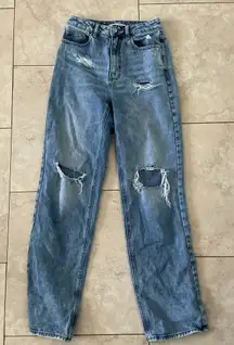 PacSun High Rise 90s boyfriends distressed denim jeans size 26