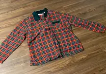 Victoria’s Secret Plaid Country Pajama Flannel Top SIZE L