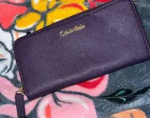 NWOT Calvin Klein Zip Around Wallet