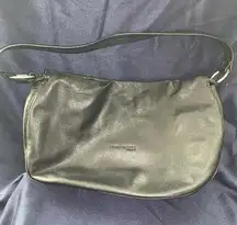 KENNETH COLE Black Leather Hobo Shoulder Bag‎ 14”x9”x4”