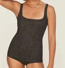 Demi Moore x Andie The Marseilles One-Piece Lurex Jacquard New Med