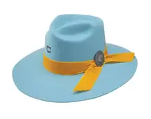 Baby Blue  Felt Hat