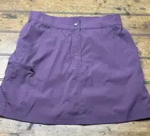 32 Degrees Cool Women's Tech‎ Skort Mauve Purple Size Small Hiking Jogging