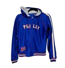 Soho Babe blue Philly hoodie sweatshirt M