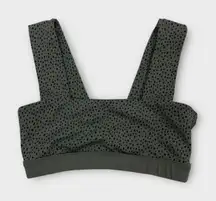 Anthropologie Allfenix Women Small Green Sports Bra Activewear Gym Athleisure