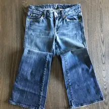 “A” Pocket Flare Jeans. Size 25