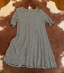 black and white dress Size large