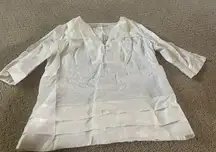 ZARA  100% Linen Shirt Size Small Bin 80