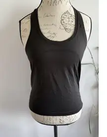 Lululemon Run Swiftly Tank 8 Racerback Black Women Run Train Tank Top