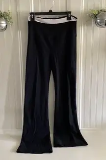 Black Groove Pants Flare