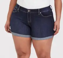 Torrid Dark Wash Denim Shorts