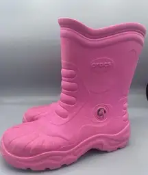 Crocs  Pink Rain Boots Womens 4-5