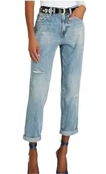 Pistola Presley High Rise Relaxed Roller Jeans In Virginia Beach