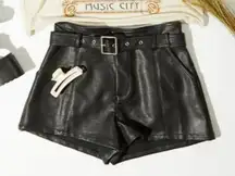 Altar’d State Faux Leather Shorts