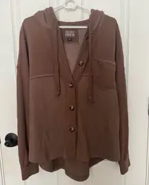 AE Button Down Waffle Top 