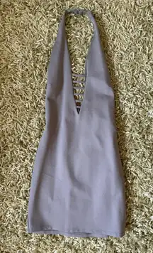 Green Halter Bodycon Dress