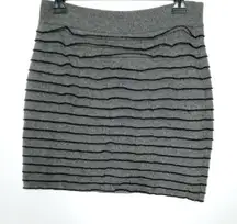 Rag & Bone gray wool mini skirt size small