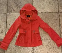 BB Dakota Jack Peacoat with removable hood sz XS