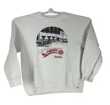 Discus Athletics Women's Vintage Cheers Bar Boston Sweatshirt Size L White