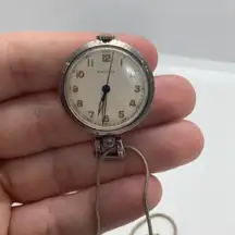 Woman’s vintage 1930s sold  RACINE pocket pendant watch