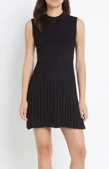 NWOT! Kerisma Pleated Black Mini Dress