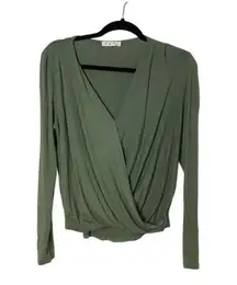 #113 ON THE ROAD cross front long sleeve tee