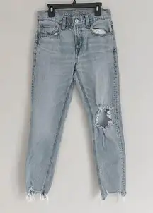 American Eagle distressed 90s skinny jeans