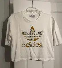 Adidas Cropped Tee Shirt