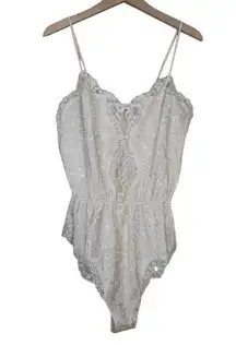 Delicates Vintage Cream Teddy Womens Small