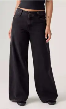 Levi’s 94 Baggy Wide Leg Jeans Size 29 Washed Black