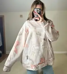 Shein: Pastel Camo Oversized Hoodie