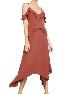 BCBGMAXAZRIA Lissa Asymmetric HandkerchiefHem Slip