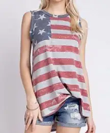 Patriotic Tank Top.  Size Small